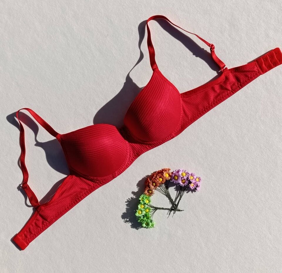 Fitilli Push Up Dolgulu Destekli Sütyen