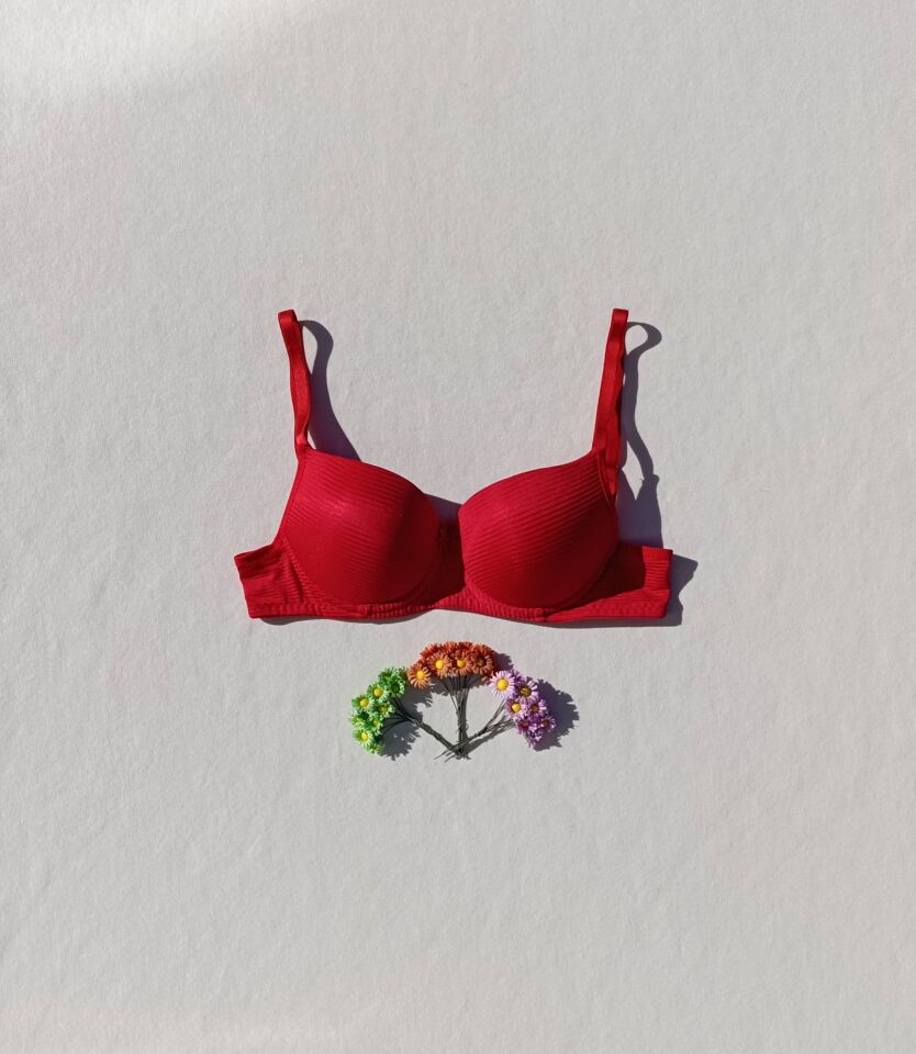 Fitilli Push Up Dolgulu Destekli Sütyen