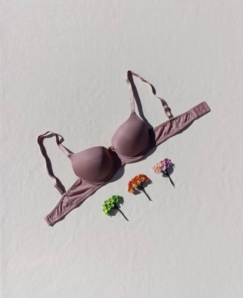 Fitilli Push Up Dolgulu Destekli Sütyen