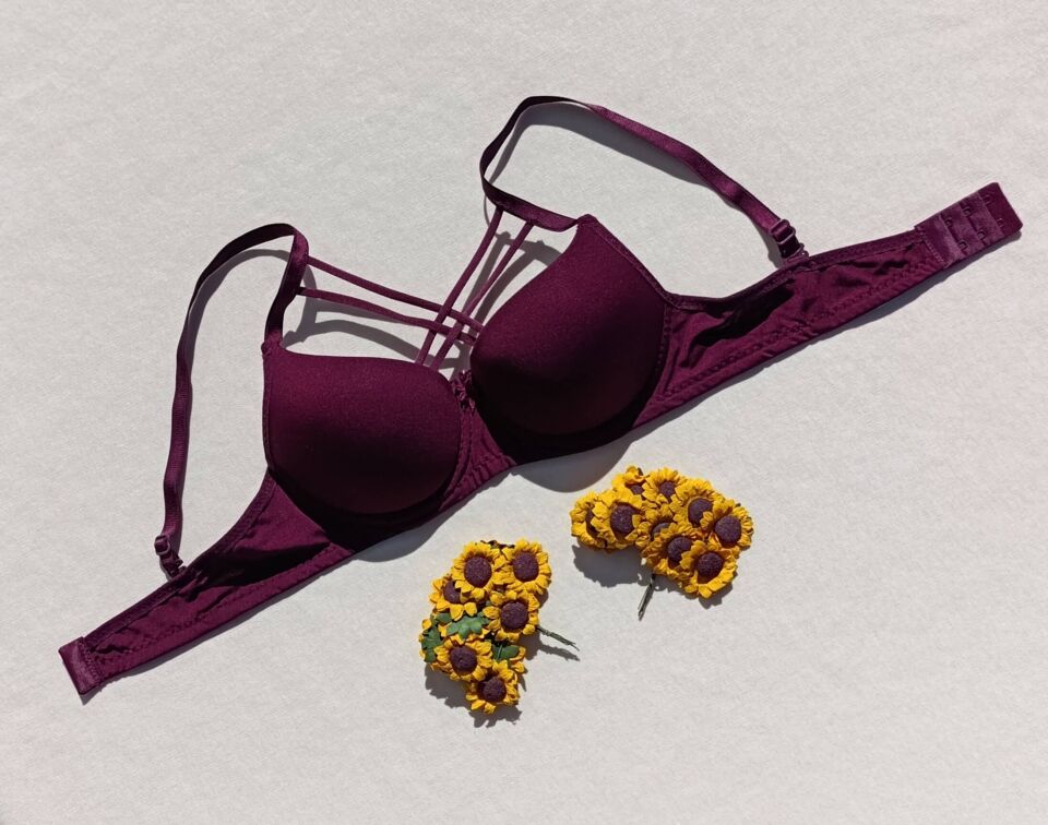 Push Up Destekli Dolgulu Çapraz İpli Micro Sütyen