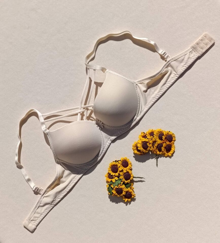 3'lü Push Up Destekli Dolgulu Çapraz İpli Micro Sütyen