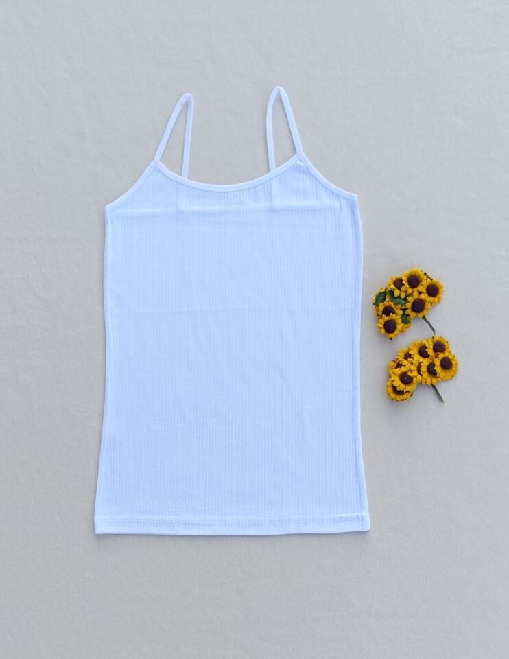 Fitilli Likralı Basic Kadın Atlet