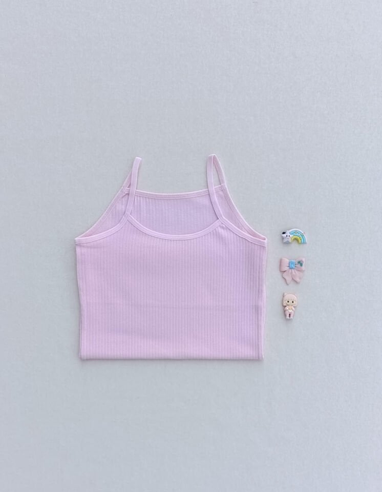 Fitilli Yumuşak Esnek Kumaş 3'lü Çocuk Atlet