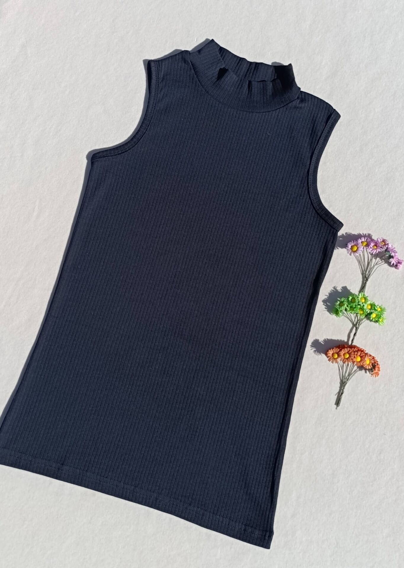 Fitilli Sıfır Kol Boğazlı  Beyaz Kadın Body -Badi