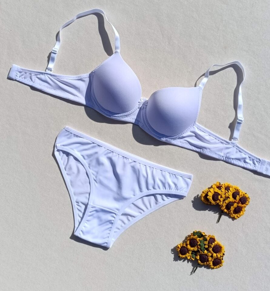 Push Up Dolgulu Micro 3'lü Sütyen Ve Külot İç Çamaşır Takımı