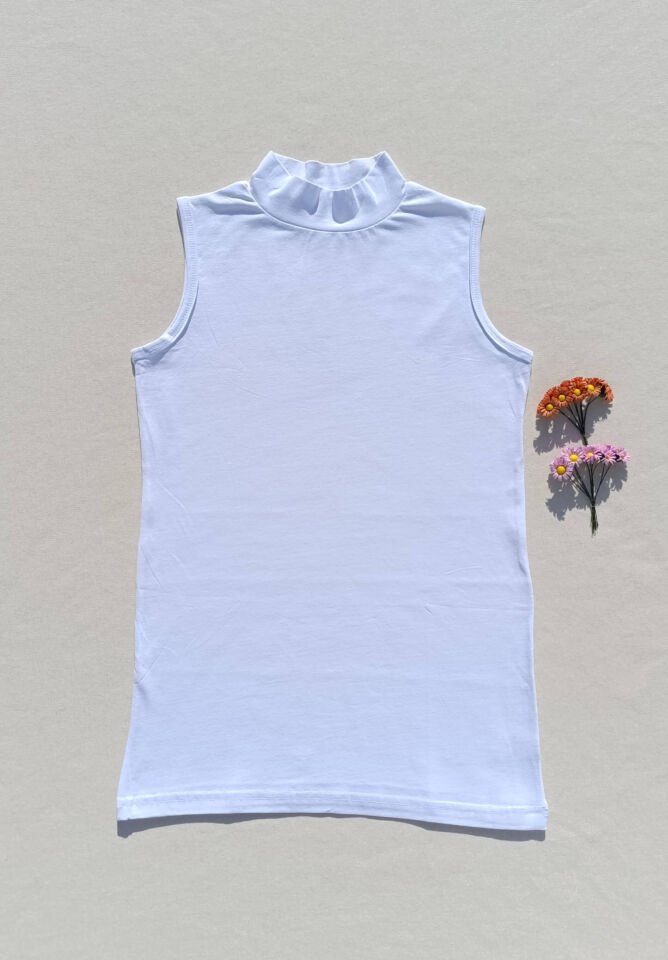 3'lü Basic Sıfır Kol Boğazlı Siyah, Beyaz Kadın Body -Badi