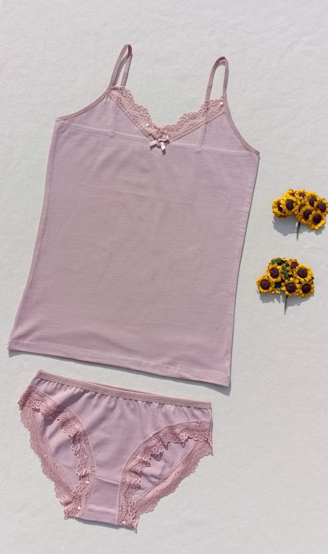 Dantelli Kadın Atlet Külot Takım