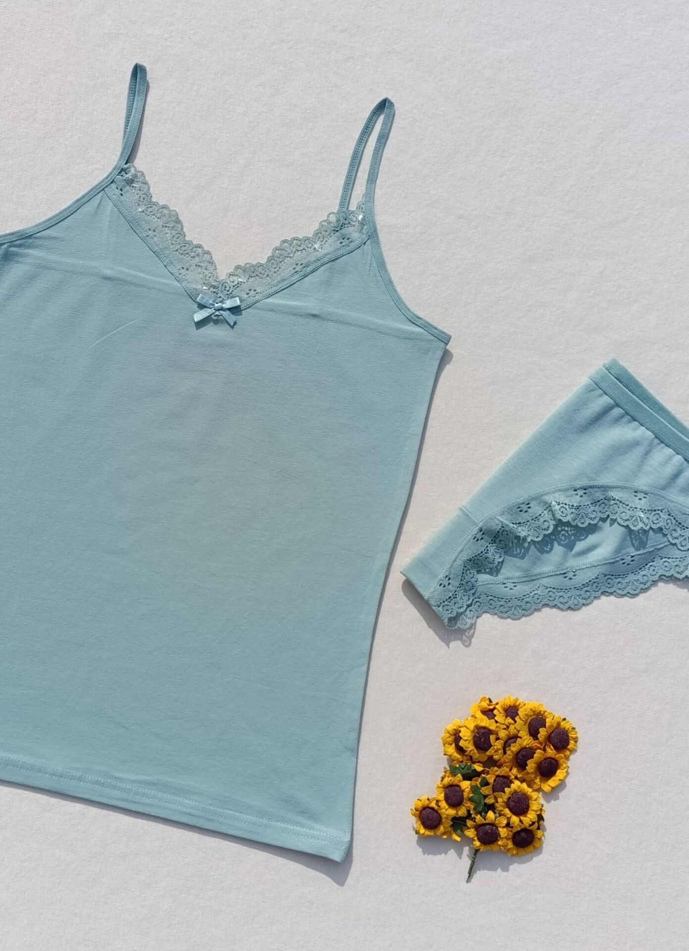 Dantelli Kadın Atlet Külot Takım