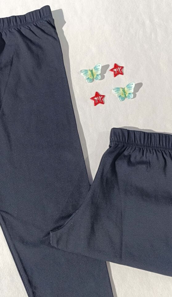 Kadın Siyah Renk Beli Lastikli Basic 2'li Kapri Kısa Tayt