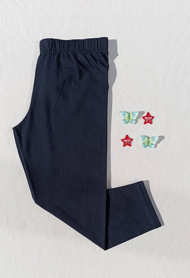 Kadın Gri, Siyah Renk Beli Lastikli Basic 3'lü Kapri Kısa Tayt