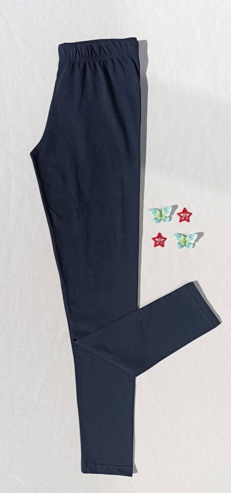 Kadın Siyah Renk Beli Lastikli Basic 3'lü Uzun Tayt