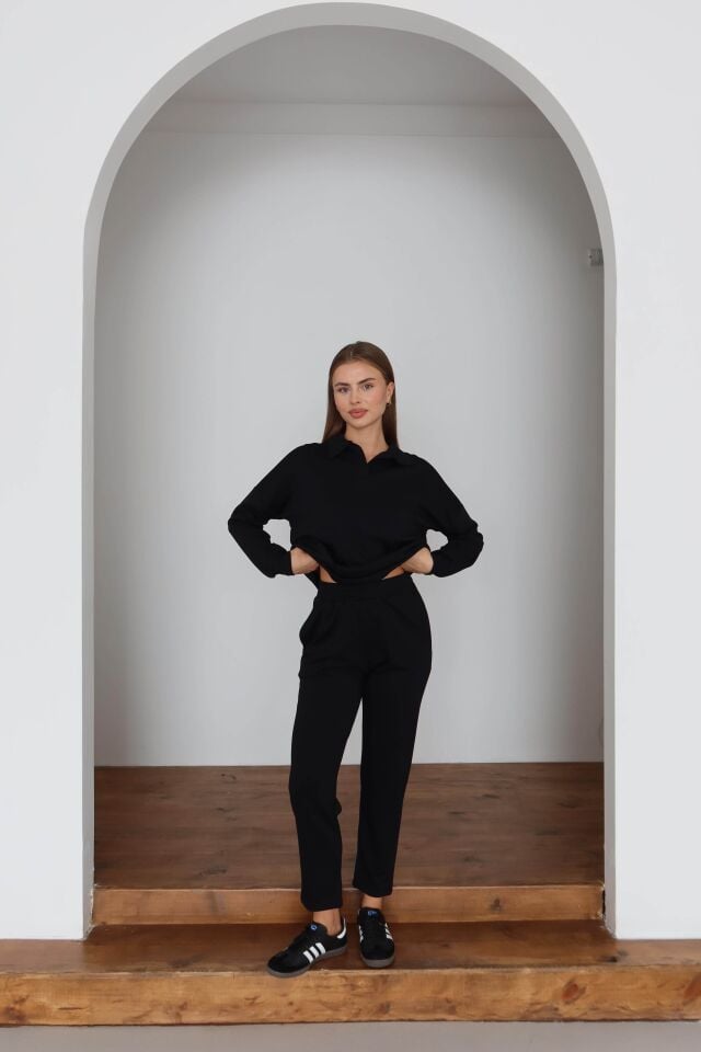 Yumuşak Modal Kumaş Likralı Rahat Günlük Alt - Üst Takım