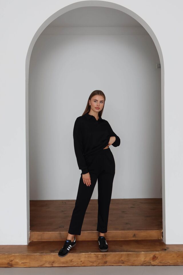 Yumuşak Modal Kumaş Likralı Rahat Günlük Alt - Üst Takım